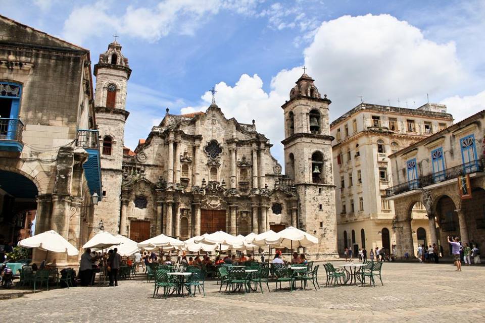 The cathedral in Havana