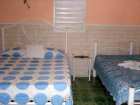 Private accommodation in Cuba: bedroom