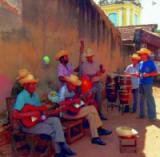 Street musicians in Havana